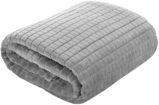 Plaid Cindy, Design91, Warm Kuschelig Gemustert Einfarbig Kuscheldecke Sofadecke TV-Decke