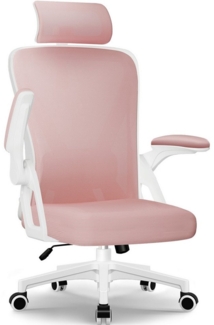 Homimaster Bürostuhl Bürostuhl Ergonomisch, Schreibtischstuhl mit Verstellbarer Kopfstütze (Ergonomischer Bürostuhl mit 6 cm Höhenverstellbare Lendenwirbelstütze, Schreibtisch Stuhl 90-135° Wippfunktion), Schreibstuhl Höhenverstellbar, 150kg Belastbar