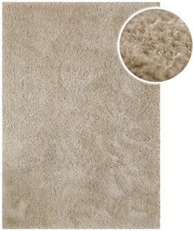 OTTO home Hochflor-Teppich Josetta, auch als Läufer erhältlich, rechteckig, Höhe: 50 mm, Langflor, Shaggy, dichter weicher Hochflor, uni farben, Wohnzimmer