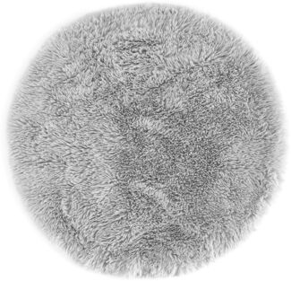 OTTO home Fellteppich Alpa, rund, Höhe: 35 mm, Kunstfell, Uni Farben, sehr weich, waschbar