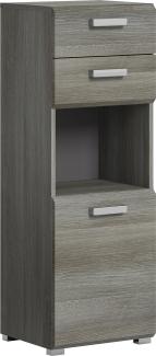 Badschrank Silver - Rauchsilber