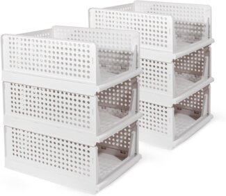 Zedelmaier Organizer Schrank-Organizer Kleiderschrank Schublade faltbare Aufbewahrungsbox (Set, 6 St)
