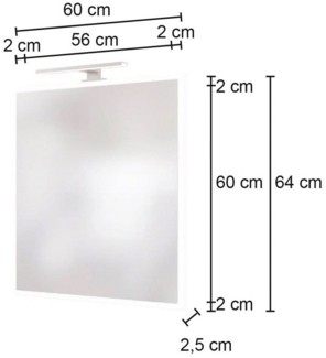 welltime Spiegelpaneel Matera