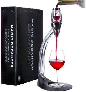 Dimono Dekanter Weinbelüfter Magic Decanter Weindekanter, (Luxus, Wein-Dekanter), Ausgießer