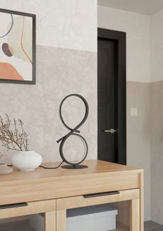 Eglo LED Tischleuchte Serpins schwarz 40,5 x 15 x 20,5 cm