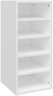 vidaXL Schuhschrank Weiß 31,5x35x70 cm Holzwerkstoff 808981