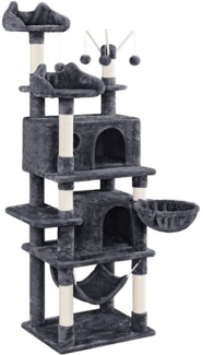 Yaheetech Kratzbaum, 170cm Katzenbaum mit Aussichtsplattform