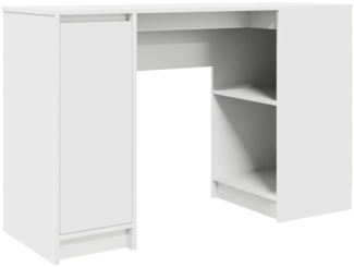 vidaXL Schreibtisch Weiß 120x42x76 cm Holzwerkstoff 861814