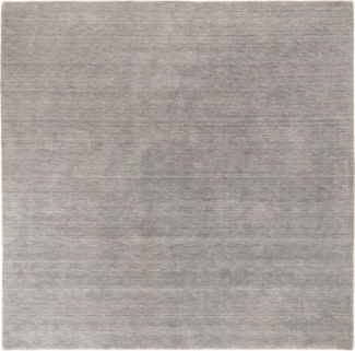 Morgenland Gabbeh Teppich - Loribaft Indus quadratisch - 250x250 cm - hellgrau