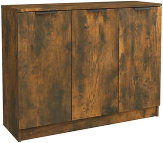 vidaXL Sideboard Räuchereiche 90,5x30x70 cm Holzwerkstoff 817024