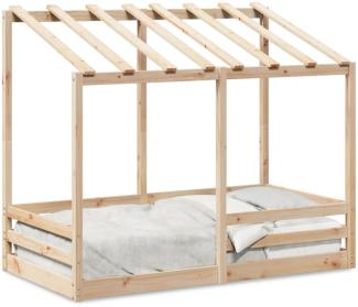 vidaXL Kinderbett mit Dach 80x160 cm Massivholz Kiefer 847012