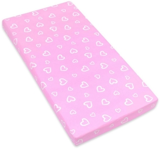 Amilian Spannbettlaken Spannbetttuch für Babybett Kinderbett Baby 100% Baumwolle 140x70 cm, Gummizug: an den Ecken, in vielen Mustern erhältlich