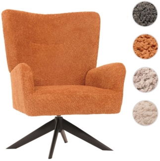 MCW Loungesessel MCW-N65, Moderner Chenille-Stoffbezug