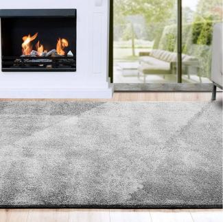 Floordirekt Hochflor-Teppich Shaggy-Teppich Prestige Silbergrau, Erhältlich in 5 Farben, rechteckig, Höhe: 30 mm, Extra flauschig