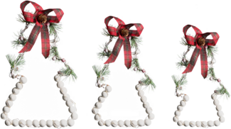 Weihnachtsdekoration 3er Set LED KYVESI Weihnachtsbaum 20 25 30 cm Weiß