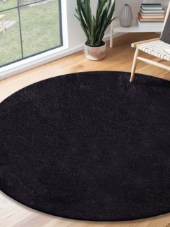 the carpet Teppich Relax round, rund, Höhe: 16 mm, waschbarer Wohnzimmer Teppich modern rutschfest