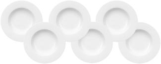 Villeroy & Boch Royal Suppenteller weiß ø 24 cm 6er Set