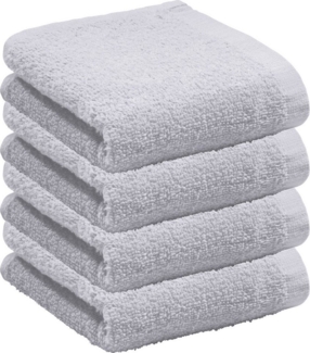 REDBEST Gästehandtuch Gästetuch "Oceanside" 4er-Pack, Frottier (4-St), Walk-Frottier Uni