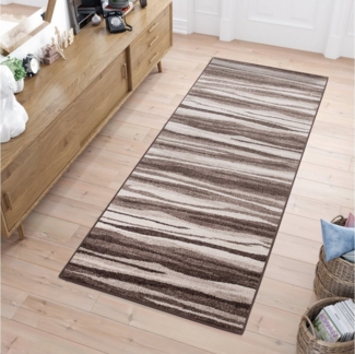 Tapiso Läufer SARI, rechteckig, Höhe: 12 mm, Flur Kurzflor Modern Meliert Design Wohnzimmer Schlafzimmer Küche