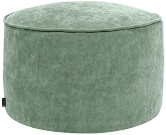 icon Pouf XL aus Chenille „Milano“, mit Füllung