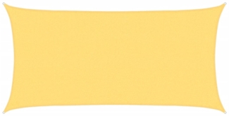 vidaXL Sonnensegel 160 g/m² Beige 2x3,5 m HDPE 311118