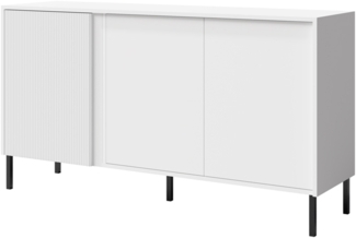 AX LIVING Kommodeschrank Mikasso – 145cm Breite Design Modern Weiß