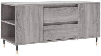 Couchtisch, Sofatisch Grau Sonoma 102x44,5x50 cm Holzwerkstoff