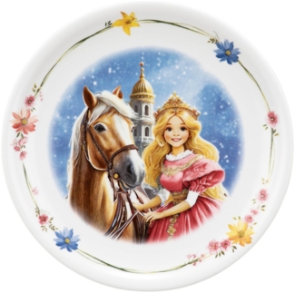 Seltmann Weiden Speiseteller Compact - Prinzessin, (1 St), rund 25,5 cm
