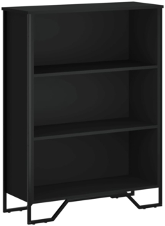 vidaXL Bücherregal Schwarz 80x31x106 cm Holzwerkstoff 848624