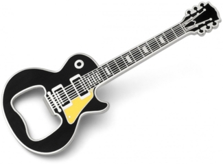 Rockbites - Flaschenöffner "Guitar LP Schwarz" Gitarre mit Magnet 101166