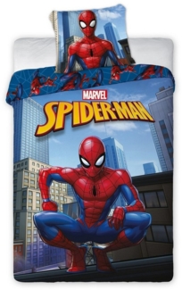 Spiderman Bettwäsche Kinder-Bettwäsche „Spider-Man“ 160x200 + 70x80, 100 % Baumwolle