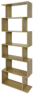 HTI-Living Standregal Regal Thekla 70189, Stück 1-tlg, Bücherregal Standregal 6 Regalfächer