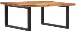 Waschbeckenregal Wandmontage Stahl und Akazienholz 3302881