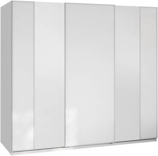 Kleiderschrank Maxi 3D 250 MX06 (Farbe: Weiß, ohne Beleuchtung)