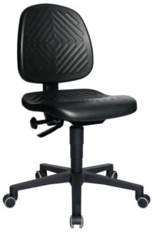 TOPSTAR Arbeitsdrehstuhl TEC 40 Rl. Polyurethanschaum schwarz 410-540mm