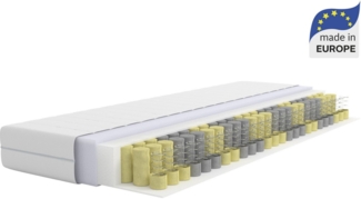 Taschenfederkernmatratze NEUHEIT: Tinden 22, 7 Zonen Matratze 90x200 cm, 140x200 cm & mehr, Älgdröm, 22 cm hoch, (1-tlg), Wendematratze H2/H3/H4, ergonomisch, 500 Federn (bei 100x200 cm)