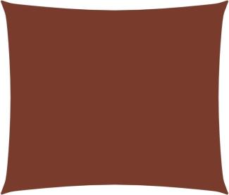 Sonnensegel Oxford-Gewebe Rechteckig 3,5x5 m Terracotta-Rot