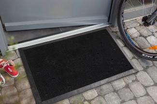 ASTRA Fußmatte Border Pin, rechteckig, Höhe: 7 mm, Schmutzfangematte, Türmatte, wasserabweisend, In und Outdoor