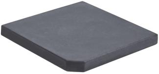 vidaXL Sonnenschirm-Gewichtsplatte Schwarz Granit Quadratisch 25 kg 313669