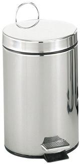 Treteimer - Edelstahl / Silber - 3 Liter