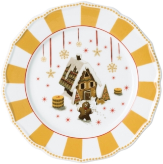 Hutschenreuther Teller flach 22 cm Christmas Love beige