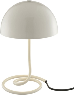 OTTO home Tischleuchte Charlett Pilz Lampe, ohne Leuchtmittel, Tischlampe, Ø 20 cm, Höhe 31 cm, Metall, Spiralfuß, Pilzleuchte, G9