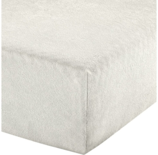 Erwin Müller Spannbettlaken Boxspring-Spannbettlaken "Füssen", Frottee, Gummizug: Rundumgummi, (1 Stück), Frottee-Stretch Uni