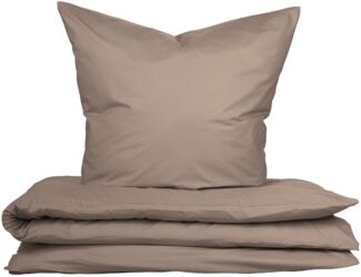 Uncover by Schiesser Bettwäscheset Soho - Renforcé - 2-teilig - 135 x 200 cm - Taupe