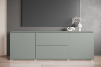 INOSIGN Lowboard Kenia (1 St), 2 Türen, 2 Schubladen, Breite 180 cm, höhenverstellbare Einlegeböden