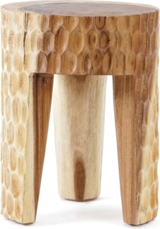 Der Paramo Hocker - Natur - Natürlich - 35x35x45cm