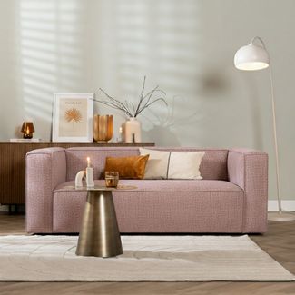 Bronx71 Chenille Sofa Memphis 2,5-Sitzer rosa