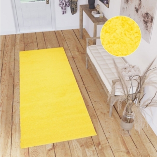 Tapiso Hochflor-Läufer DELHI, rechteckig, Höhe: 30 mm, Langflor Shaggy Modern Design Flauschig Wohnzimmer Schlafzimmer