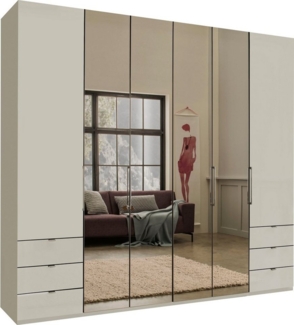 WIEMANN Falttürenschrank Kansas mit Spiegel und Glas