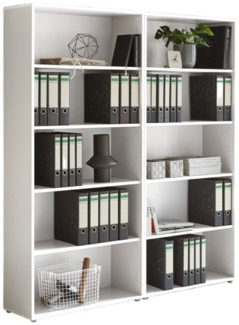 moebel-dich-auf Aktenregal OFFICE EDITION Set 1 hoch, 10 Fächer, Made in Germany